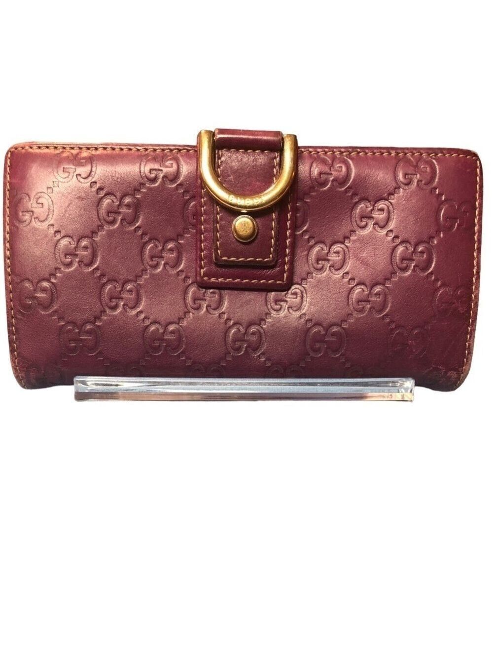 GUCCI GG GUCCISSIMA LONG LEATHER WALLET